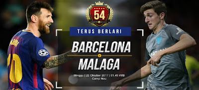 Prediksi Bola Jitu Barcelona vs Malaga 22 Oktober 2017