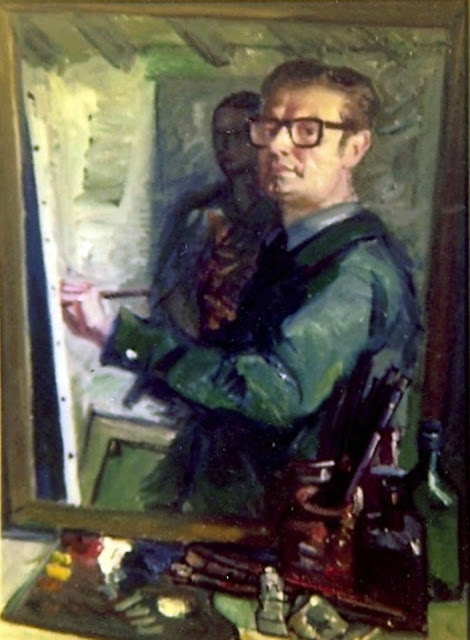 Jaume Planas Galles, Self Portrait, Portraits of Painters, Jaume Planas, Fine arts, Portraits of painters blog, Paintings of Jaume Planas, Painter Jaume Planas     