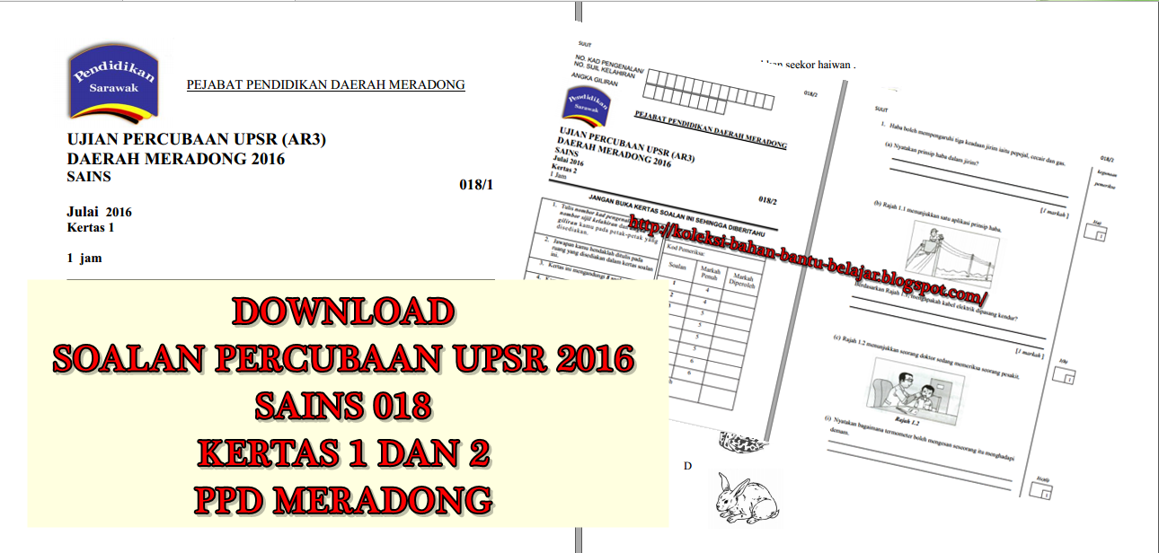 Soalan Percubaan Upsr 2019 Sarawak - Persoalan r