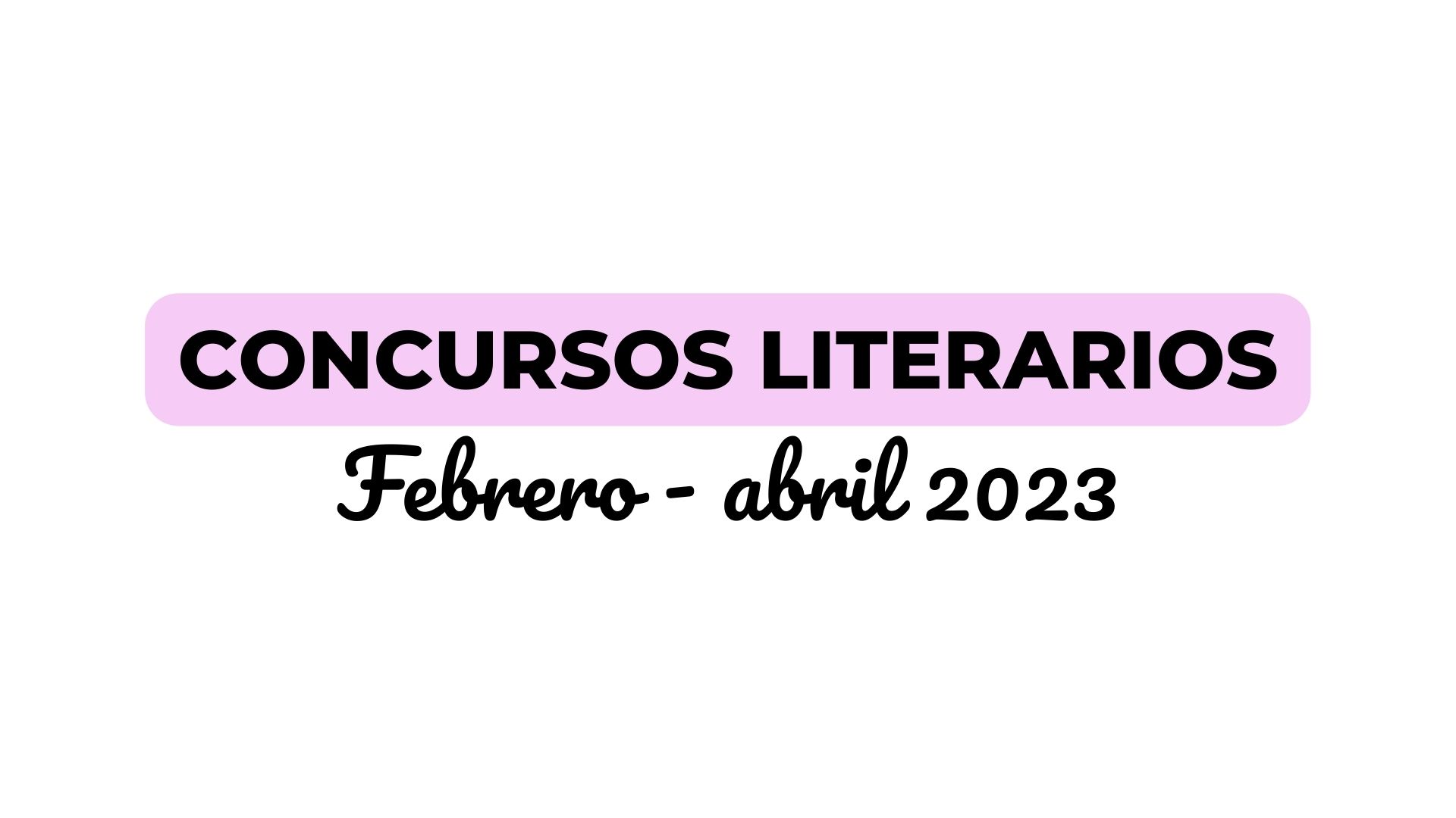 Concursos literarios 2023, Plumys