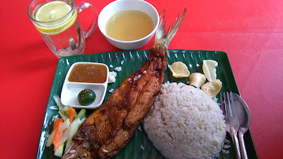 Ikan Bangus & Garlic Rice - Adzie Cafe & Bakery