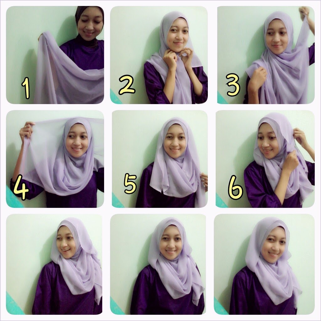 Video Tutorial Hijab Segi Empat Simple Dan Modis Kepogaul