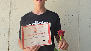 Finalista Narrativa segon cicle: TONI VERGER VALLESPIR (4t ESO B)