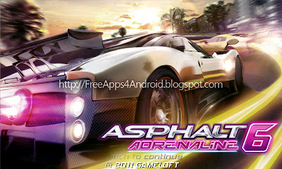 Free Games 4 Android: Asphalt 6 Adrenaline HD v3.1.9