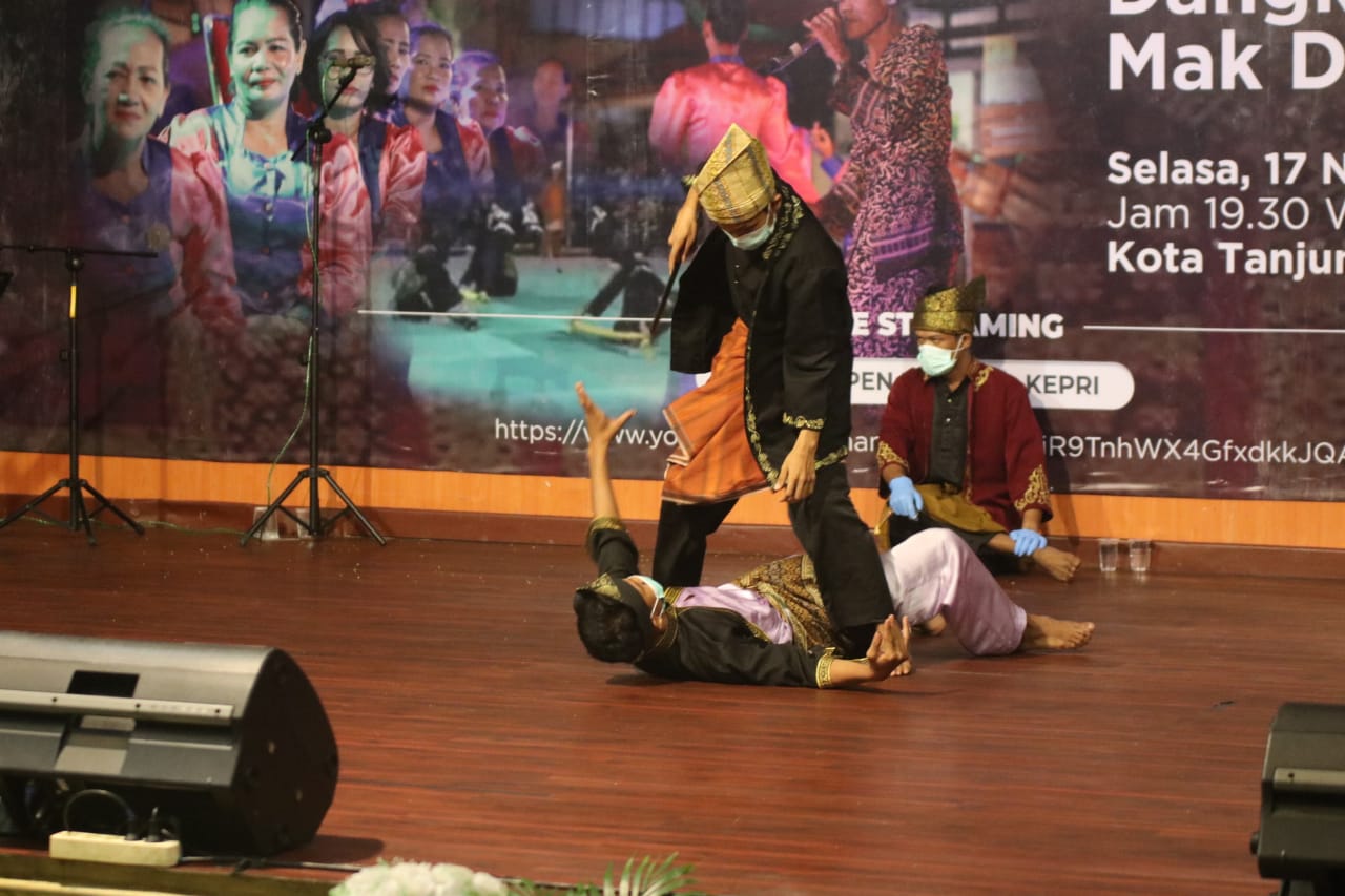 Pemko Tanjungpinang Gelar Pertunjukan Tradisional Melayu Menyampaikan Informasi Penanganan Covid-19