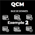 QCM Base de données avec correction exemple 2