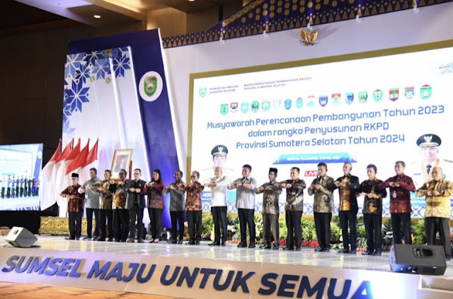 Musrembang RKPD Prov. Sumsel Tahun 2024 Dihadiri Ketua Komisi I DPRD Prov. Sumsel