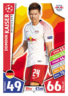 Topps Match Attax UEFA Champions League 2017-2018 RB Leipzig Set