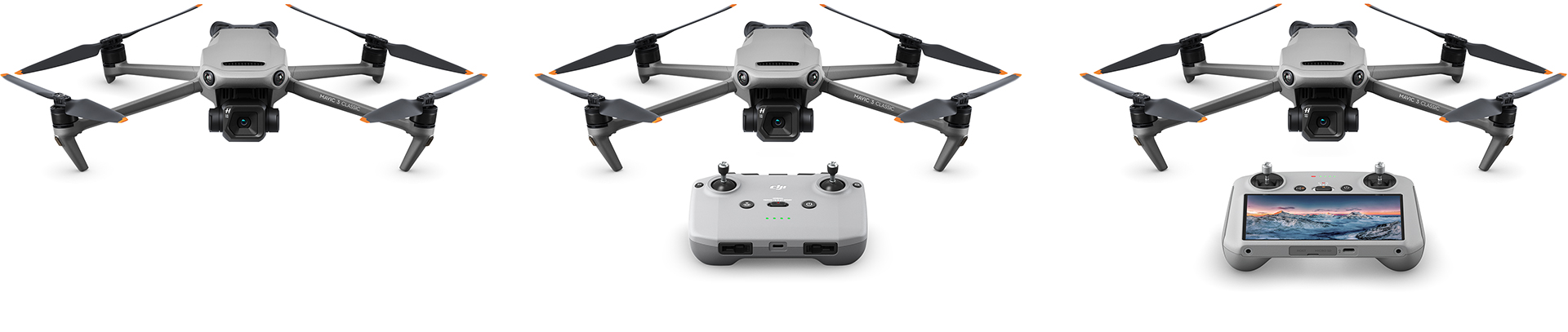 Три комплектации DJI Mavic 3 Classic отличаются пультом управления