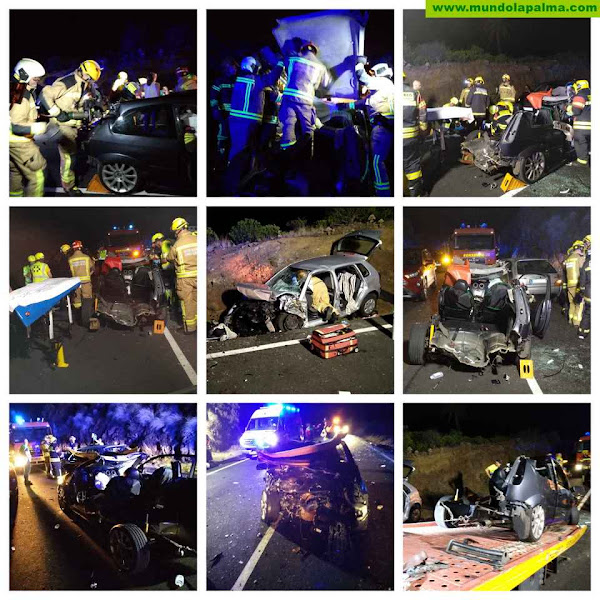 Un herido grave y cinco moderados en el accidente de anoche en La Grama