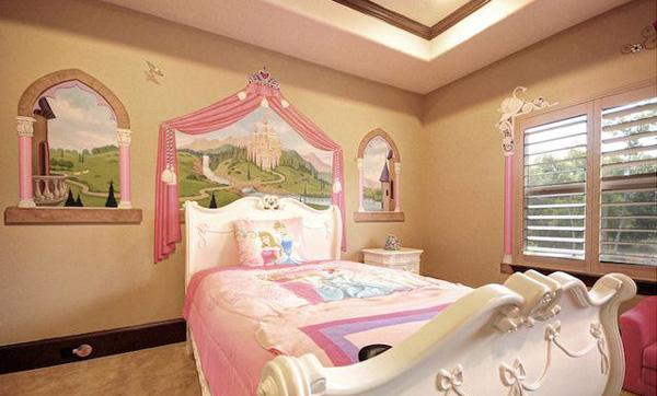 Kamar Tidur Cantik dan Mempesona Untuk Anak Perempuan