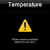 iPhone Temperature Warning