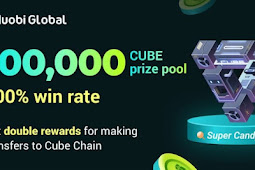 Tutorial Airdrop Huobi Cube x Super CandyDrop: Total 100,000 CUBE