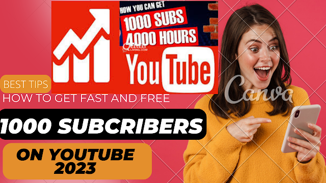 How To Get 1000 Subcribers On Youtube Fast 2023 | Free Subcribers
