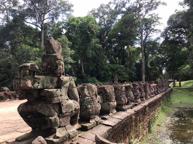 Cambodia,Angkor,Preah Khan,Churning of the Ocean of Milk,乳海翻騰,攪乳海,柬埔寨,吳哥窟,聖劍寺