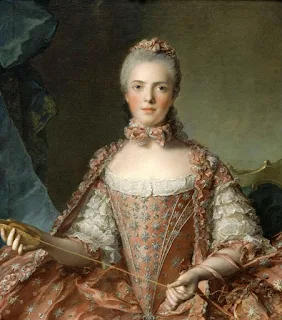 Madame Adelaide de Francia con nudos de Jean-Marc Nattier