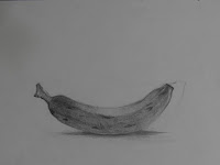 Harmony Arts Academy Drawing Classes Thursday 19-April-2018 11 yrs Chaitrali Suhas Bhagwat Banana Natural Objects Drawing Grade Pencils