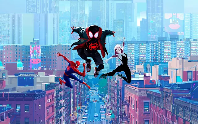 Spiderman Into Spider Verse Wallpaper