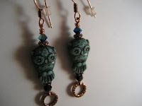 Owl Earrings at Dreamin' of Beadin'