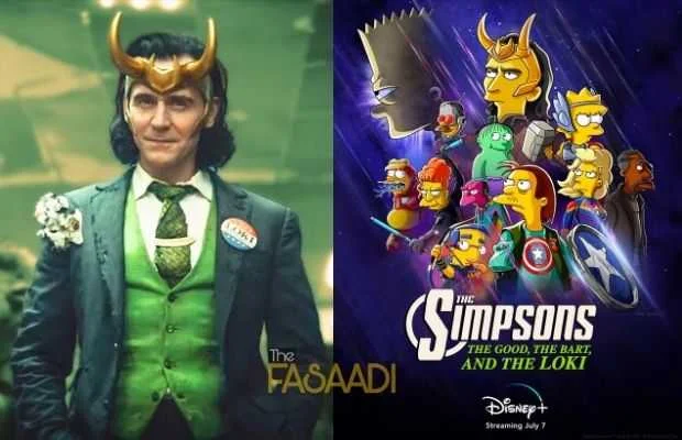 Loki and Simpsons Crossover Short Film Disney +