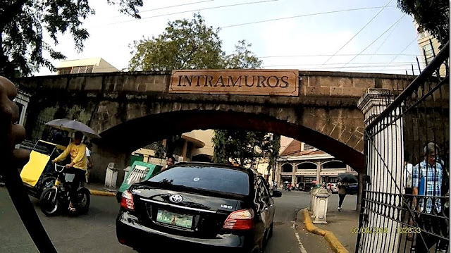 An Arched passageway in the walled city of Intramuros