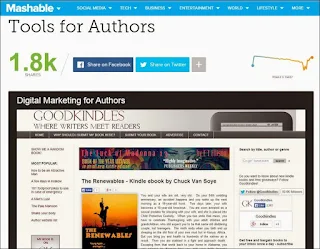 Mashable - book promotion services