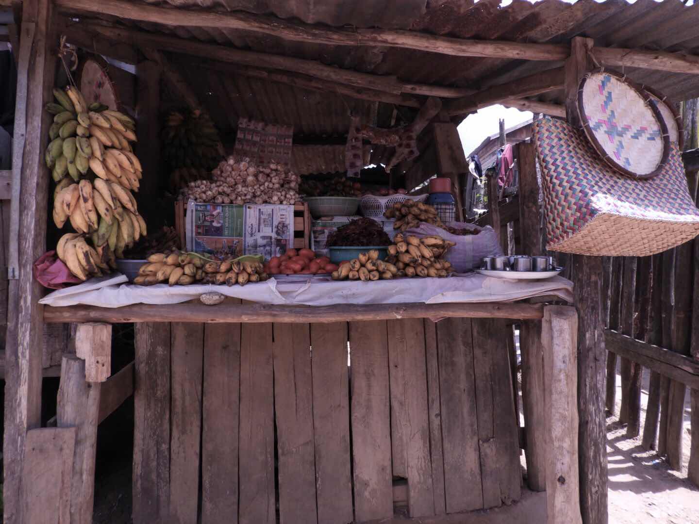 Andasibe stall in Madagascar