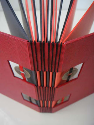 Red Black Oriental Journal Book