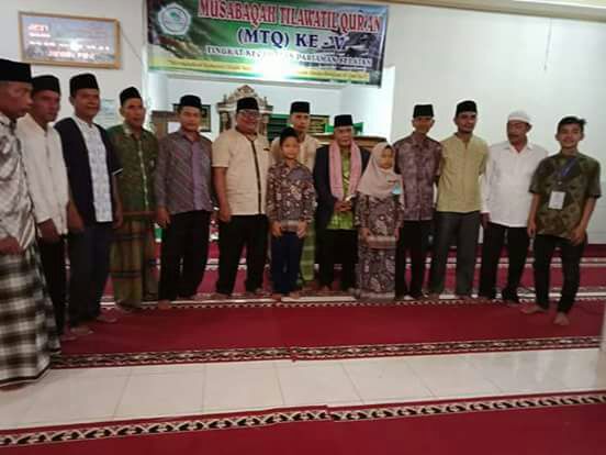 Camat Parsel Apresiasi MTQ Yang Digelar Remaja Masjid Kampung Apar