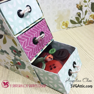 SVG Attic: Stack Drawers with Angeline - JGW Sweet Mother #svgattic #scrappyscrappy #svg #cutfile #drawers #papercraft #trendytwine