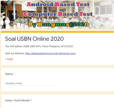 US, UM, UJian Sekolah, Ujian Madrasah, Soal Latihan Online, 2020