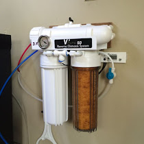 Premium Aquarium RO System in operation showing efficiency of micron fiber