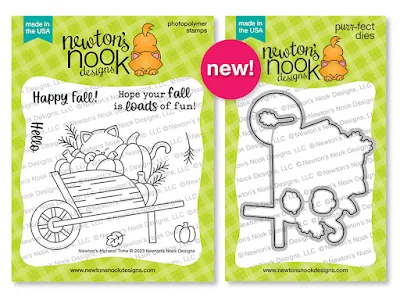 Newton's Harvest Time Stamp Set + coordinating Newton's Harvest Time Die Set by Newton's Nook Designs