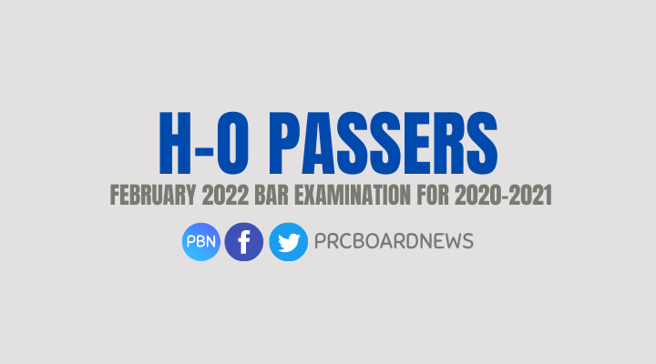 H-O Passers: February 2022 Bar Exam Results