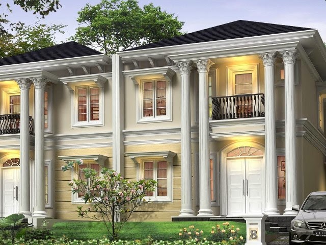 Desain Rumah Mewah Gaya Mediterania 