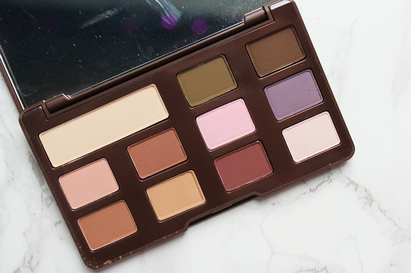 Too Faced Matte Chocolate Chip Palette Review with Swatches 