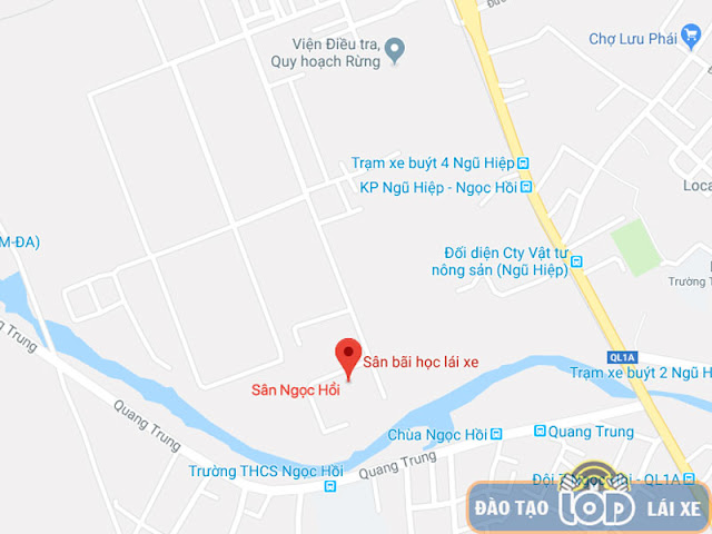 Vi tri san tap lai xe ngoc hoi