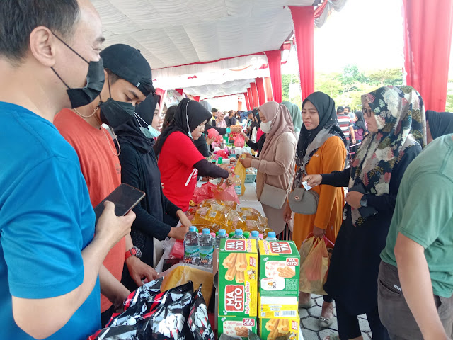 TPID Kabupaten Karimun Gelar Bazar Sembako Murah