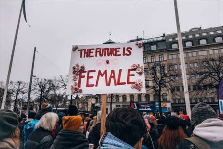 The Future is Female sign