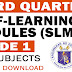 GRADE 1 3rd Quarter MODULES (SLM - ADM)