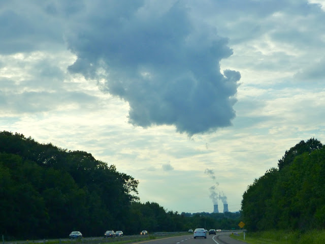 cooling towers at Limerick, Pa. nuclear power plant