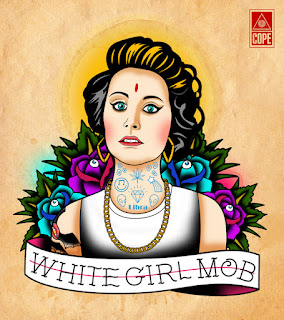 Kreayshawn, SomethinBoutKrey, Fan Art, Illustration, Tattoo, Tattoo Flash, Flash, Old School, Cope