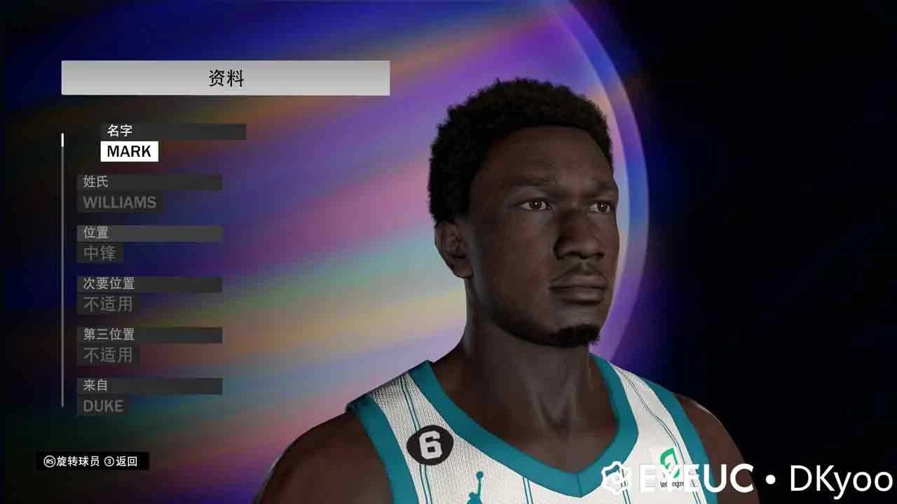 NBA 2K23 Mark Williams Cyberface & Hairstyle Update