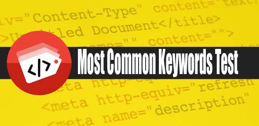 Most Common Keywords Test 