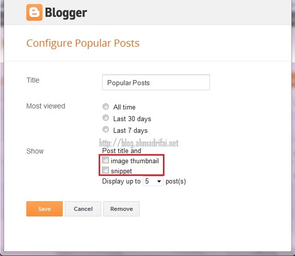 Tutorial Cara Pasang Popular Post Warna Warni Di Blogger