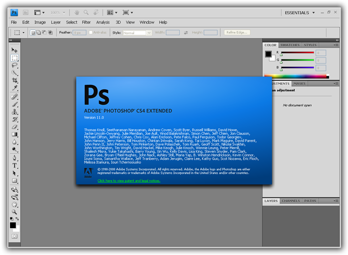 Adobe Photoshop CS4 Extended Final + Keygen