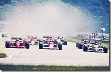 La partenza del gran premio del Brasile 1989