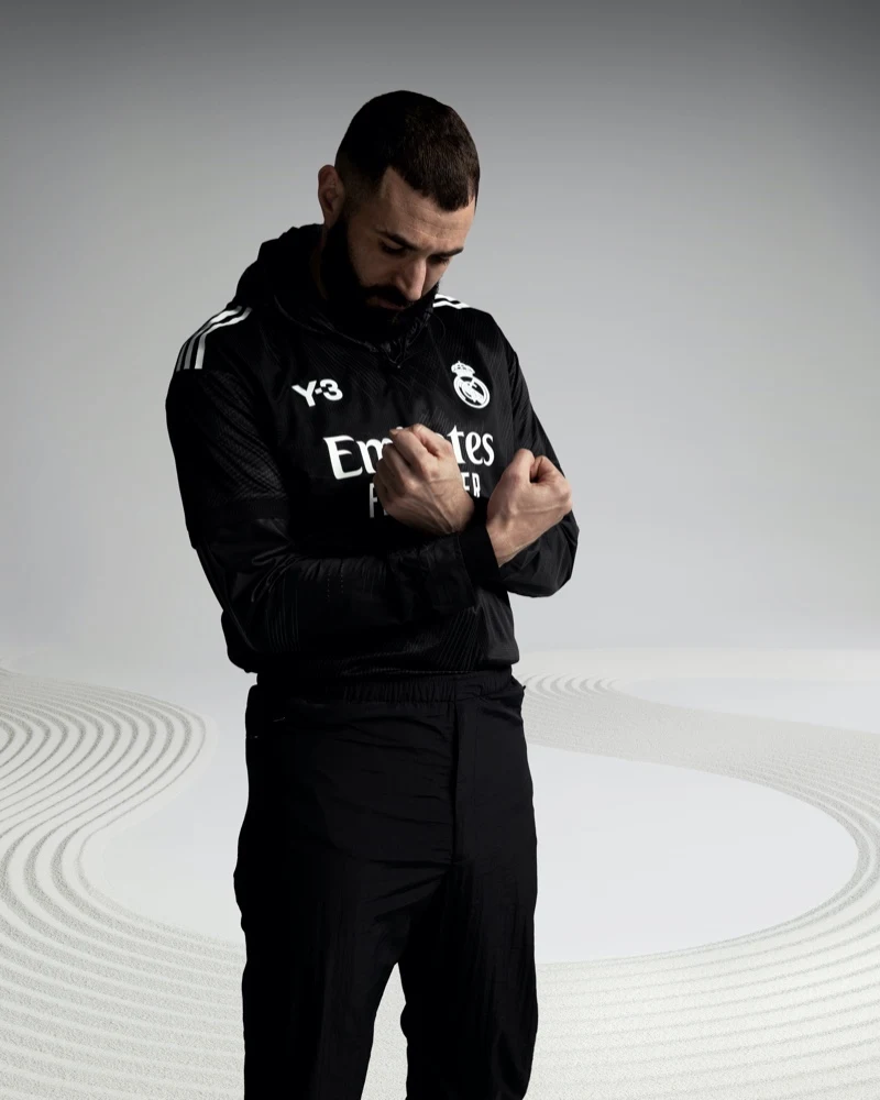 Karim Benzema for Y-3 Real Madrid Collection