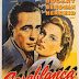 CASABLANCA (1942). Humphrey Bogart e Ingrid Bergman inmortalizan un clásico.