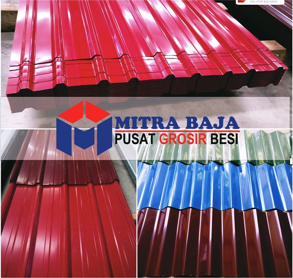 Harga Atap Spandek  Warna  2022 Mitra Baja Online